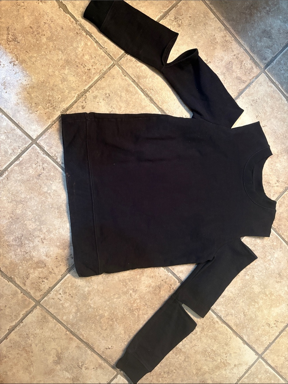 Black Cold-Shoulder Sweater